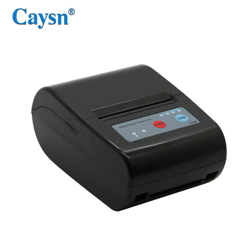 Caysn 58mm mobile bluetooth portable thermal receipt printer mini 2inch wireless android sticker printer