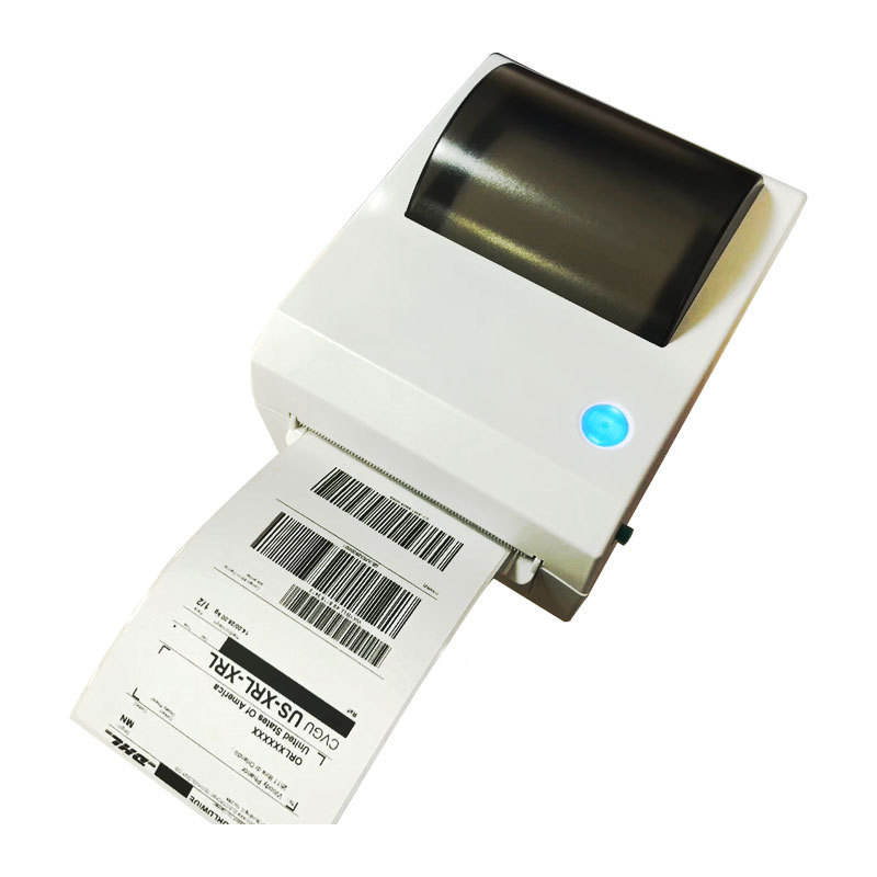 110mm Bluetooth Label Printer thermal Shipping Sticker Label Printer 4x6 In Thermal Roll Label Paper