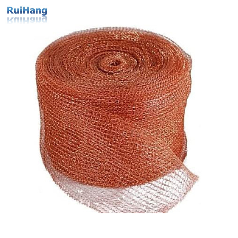 0.5-30M Pure Copper Mesh Knitted Soffit Mesh Rat Rodent Slug & snail Control