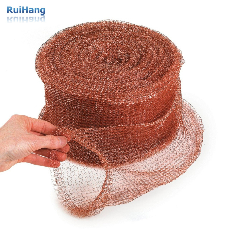 0.5-30M Pure Copper Mesh Knitted Soffit Mesh Rat Rodent Slug & snail Control