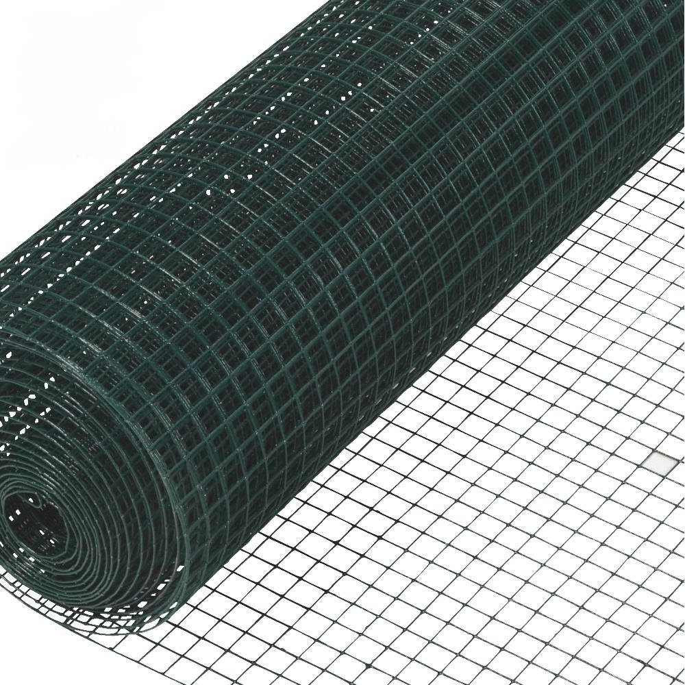 Manufacturer pvc coated crab trap galvanized fencing wire 16 gauge mesh rolls