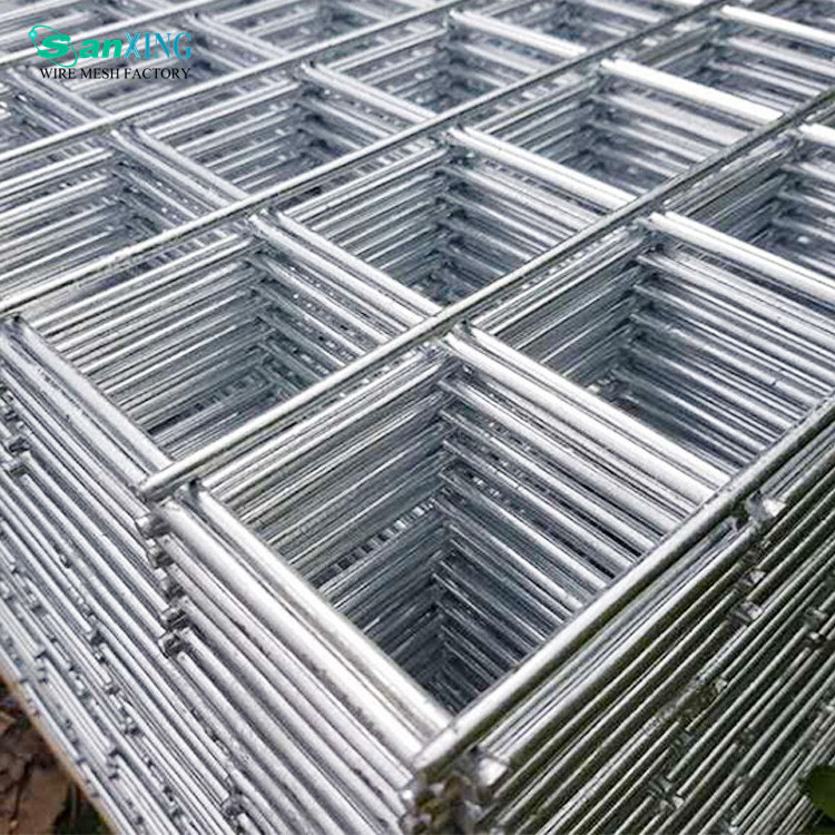 Hot dipped galvanized welded wire mesh panels for making chicken cages, poultry cage mesh (Anping