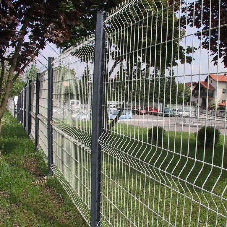 iron wire mesh fence high quality pvc coated 3d wire mesh fence and gates for houses