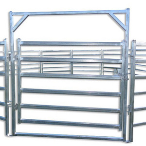 Australia standard 16 cattle horse panel fence heavy duty steel cattle corral panel