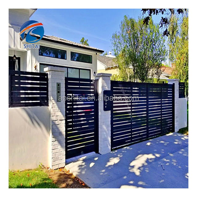 security commercial aluminium fence gate private backyard aluminum door aluminum new style gate design for house