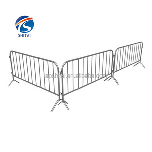 outdoor security removable fence panel galvanized fence easily assembled construction sites crowd control fence