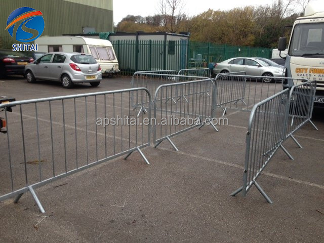 outdoor security removable fence panel galvanized fence easily assembled construction sites crowd control fence