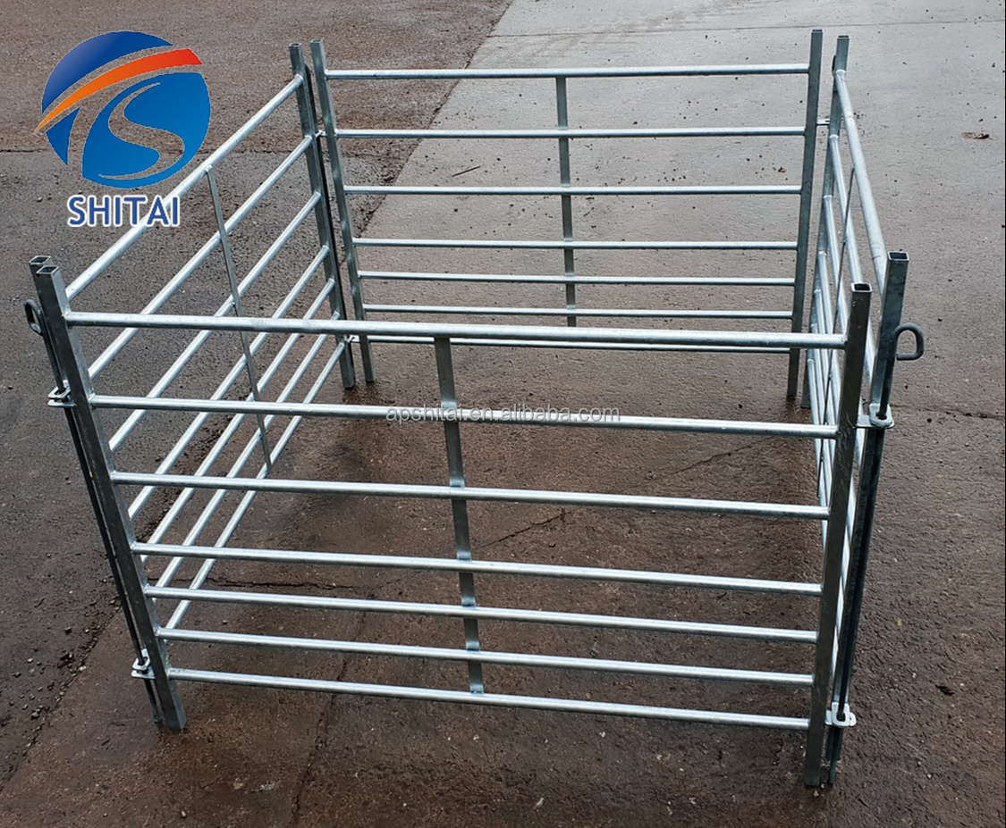 waterproof galvanized sheep hurdles fence powder coated livestock corral fence sustainable sheep yard fence