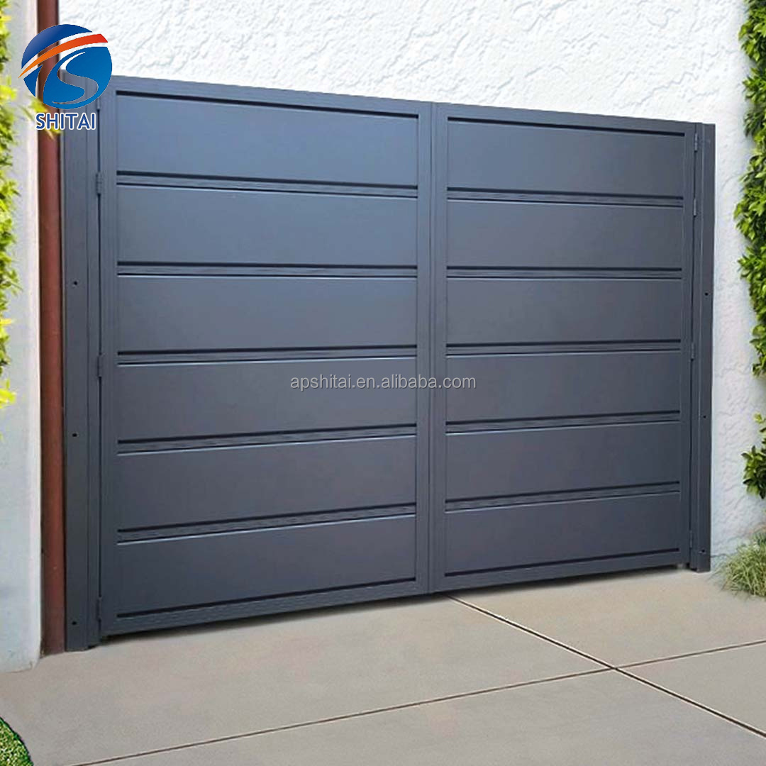 security commercial aluminium fence gate private backyard aluminum door aluminum new style gate design for house