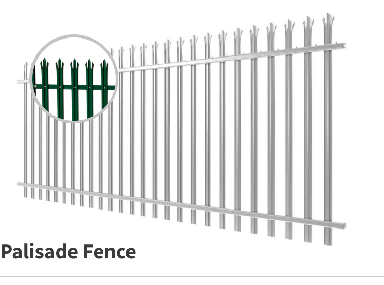 ISO9001 hot sell wholesale wrought  picket top garden steel tubular fence 6 ft tall durable prefabricated durable steel  fence