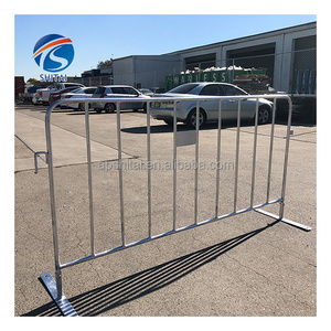 new design galvanized crowd control fence panels removable portable crowd control fence barrier from china factory