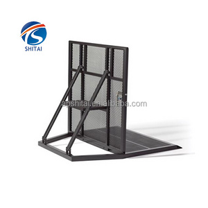 Foldable music festival explosion-proof fence safety crowd control barrier aluminum explosion-proof control fence for concert