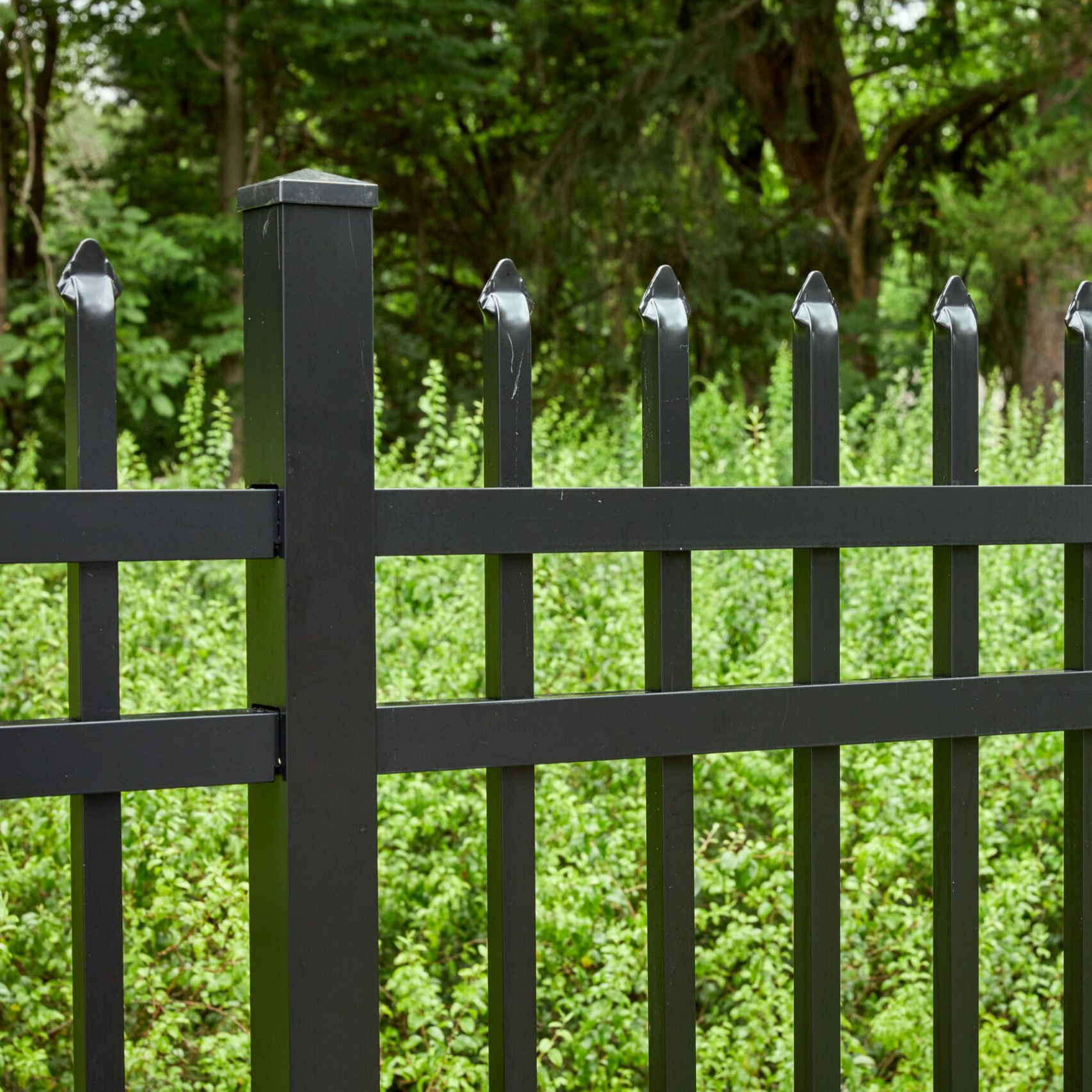 Fencing panels steel palisade matting fence design gate posts galvanized metal steel fence poles