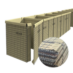 Defence sand wall bastion price Defensive security wall barrier for sale