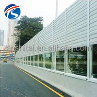 High quality heavy duty noise reduction barrier fence  acrylic sound barrier wall noise barrier panel for highways and railways