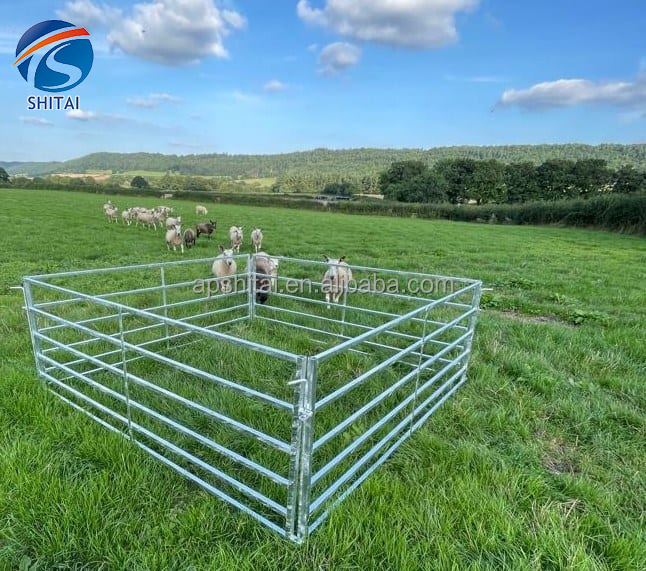 high quality portable sheep hurdles galvanized livestock goat sheep yard fence panels sheep fence for farm filed