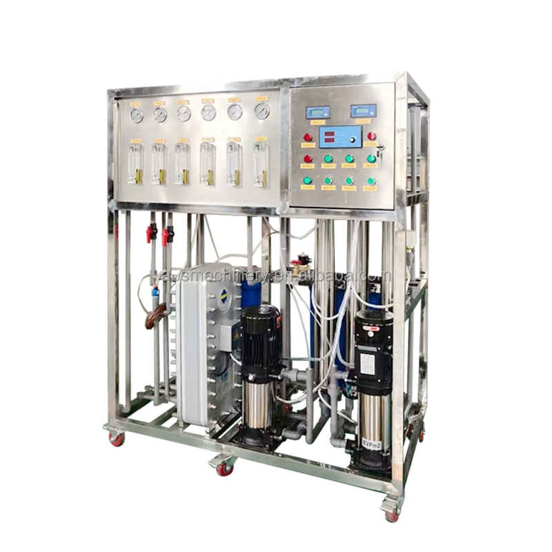 edi electrodeionization unit Double pass RO EDI ultrapure water machine water treatment for Dialysis Power Cosmetics Electronics