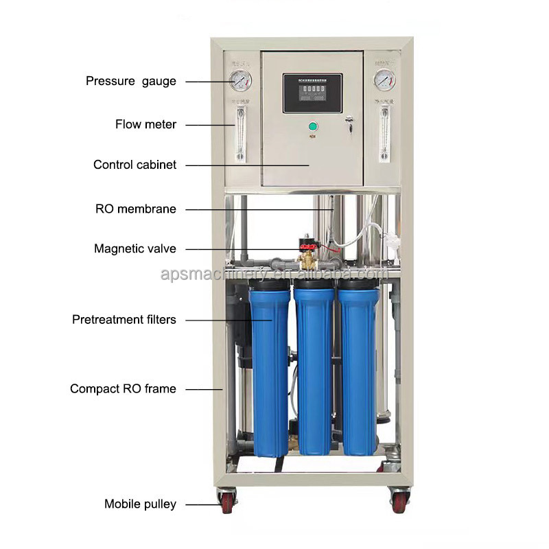 RO Reverse osmosis well water filter system Water filter machine for commercial drinking water filter system