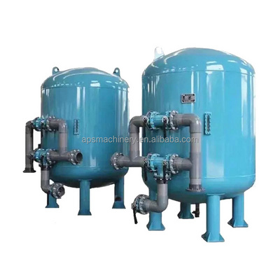 Carbon steel sand filter tank Industrial water filter tank for river lake bore water purification Domestic water purification