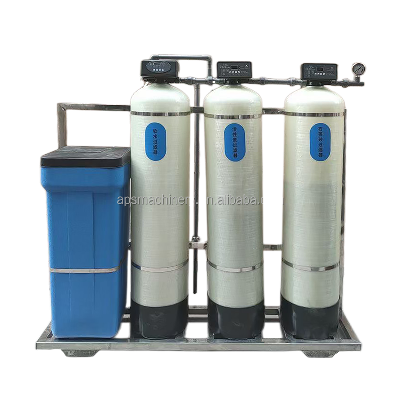 Shower water softener for shower head filter Water softening equipment ion exchange resin hard water softener 1000LPH