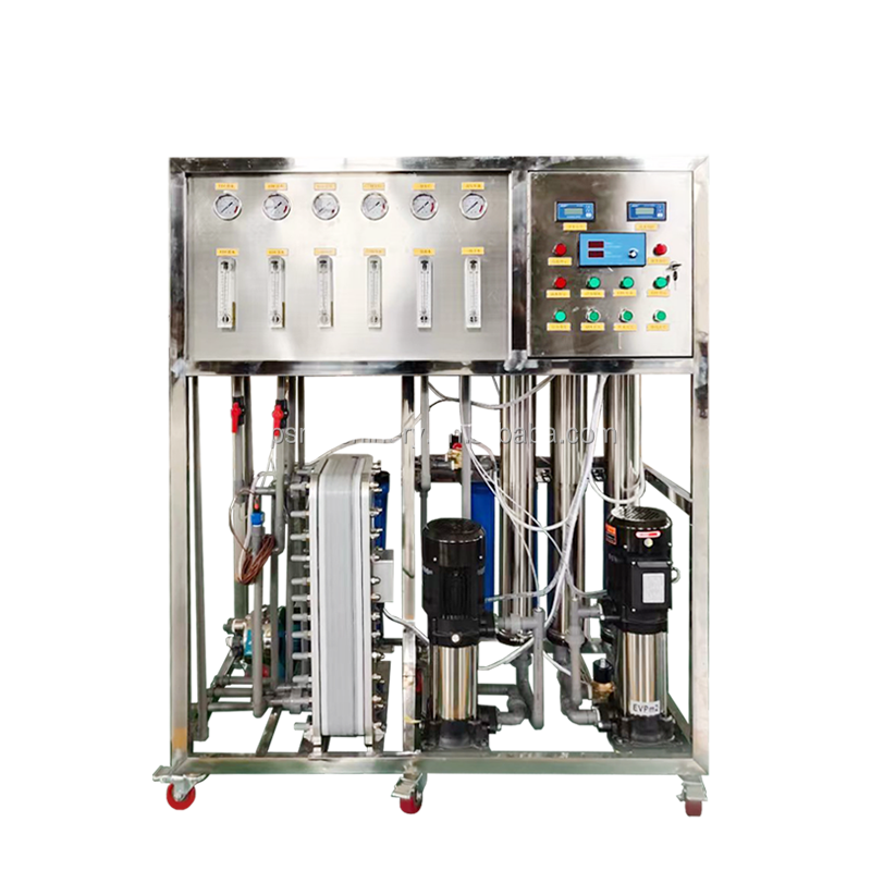 edi electrodeionization unit Double pass RO EDI ultrapure water machine water treatment for Dialysis Power Cosmetics Electronics