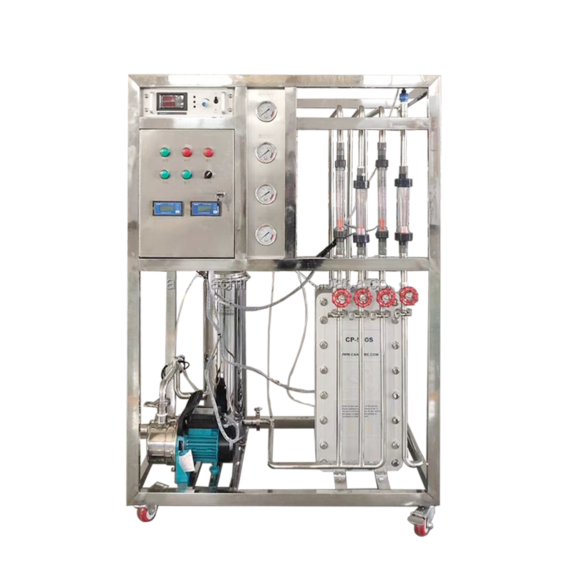 edi electrodeionization unit Double pass RO EDI ultrapure water machine water treatment for Dialysis Power Cosmetics Electronics