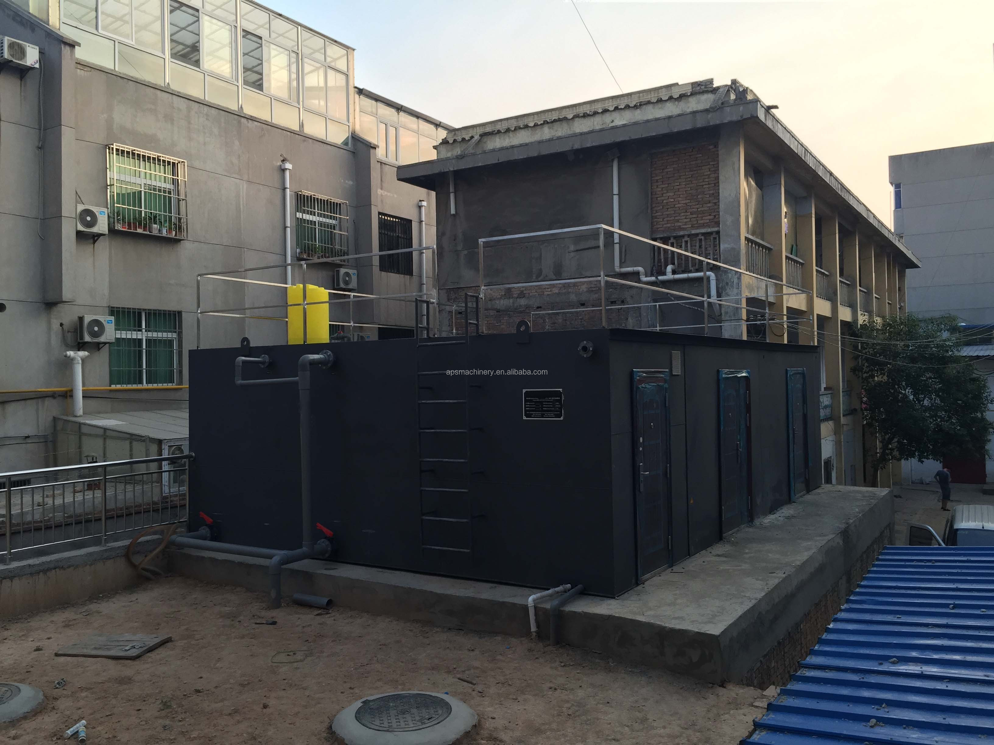 integrated waste water treatment machine Carbon steel waste water tank for water treatment machinery wastewater treatment plant