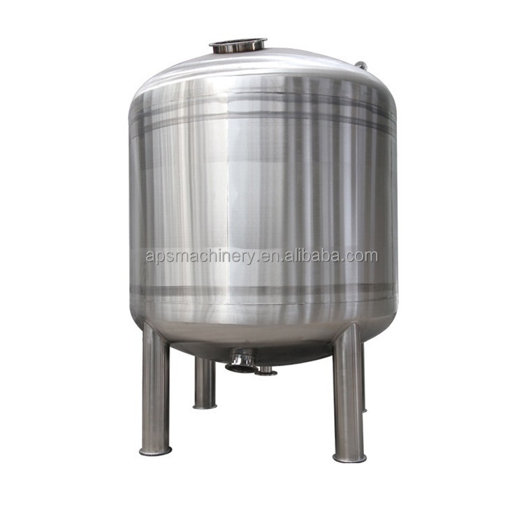 Stainless steel filter housing vessel for Activity carbon filter Sand Multi-media filter River Rain Ground Well Bore water