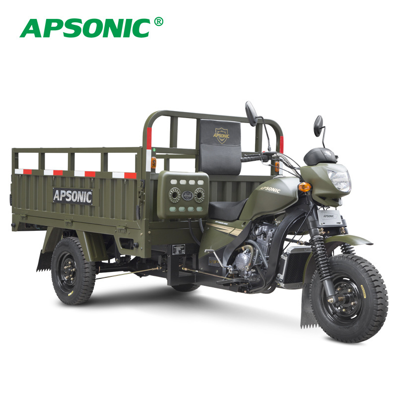 200cc Hot sale three wheel motorised tricycle engine water cooled Chinese cheap price tricycle of Apsonic tricycles