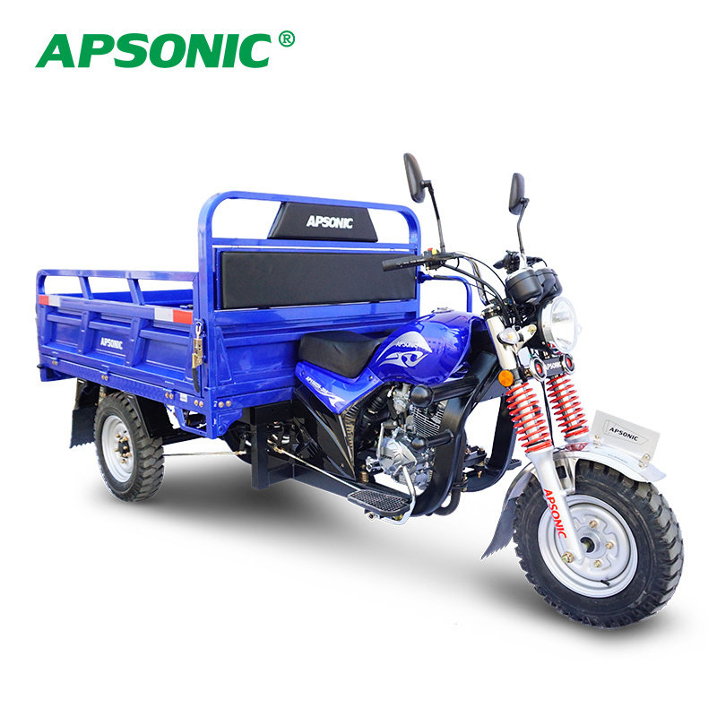 150cc Hot sale three wheel motorised tricycle engine air cooled Chinese cheap price tricycle of Apsonic tricycles