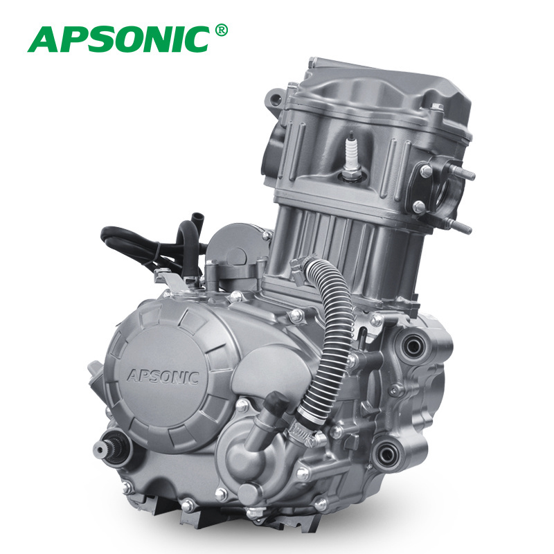 Water-cooled 200CC 4 stroke motorcycle engine parts piston engine assembly for apsonic