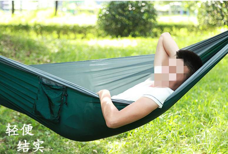 APF001 hot selling outdoor camping nylon camping hammock 2 person