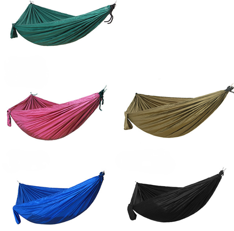 APF001 hot selling outdoor camping nylon camping hammock 2 person