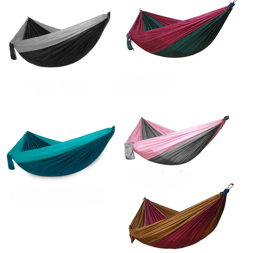 APF001 hot selling outdoor camping nylon camping hammock 2 person