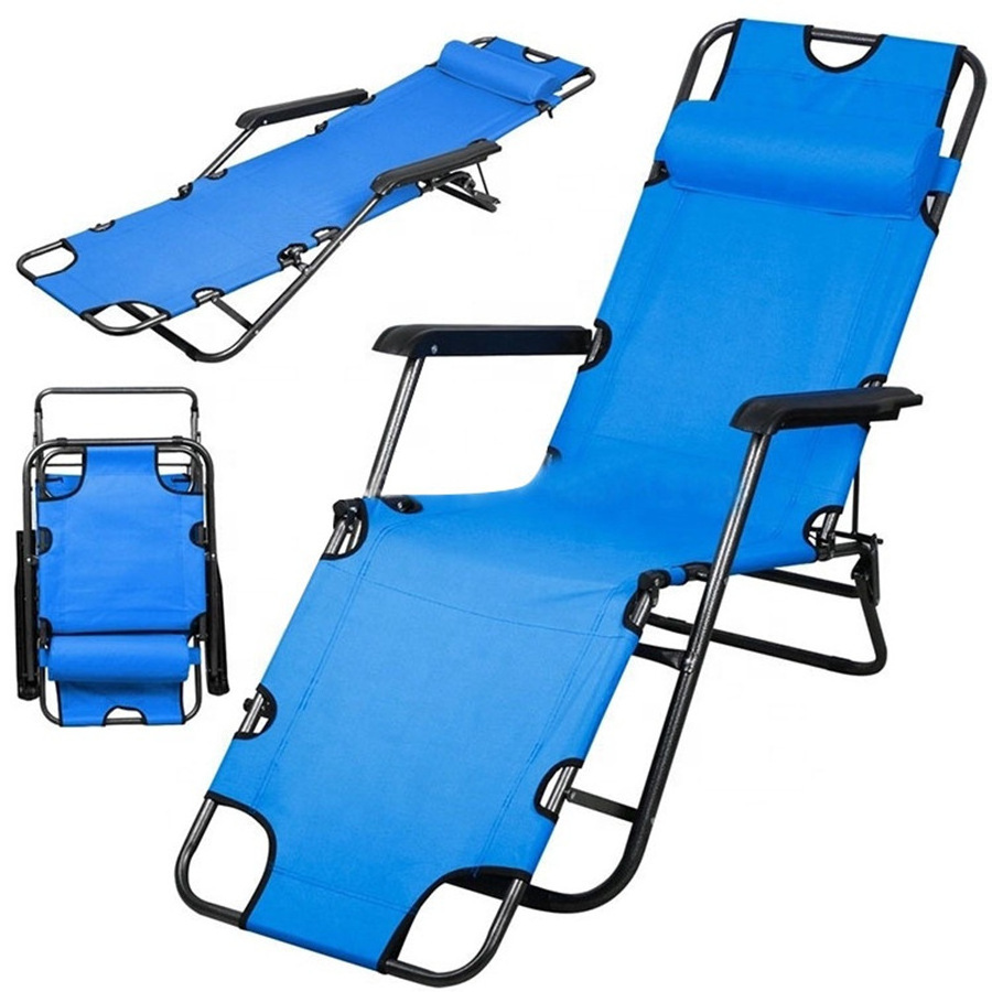 APC048  Popular  Wholesale  Foldable Dual-purpose Beach Chair Outdoor  And Indoor Lounge Chair