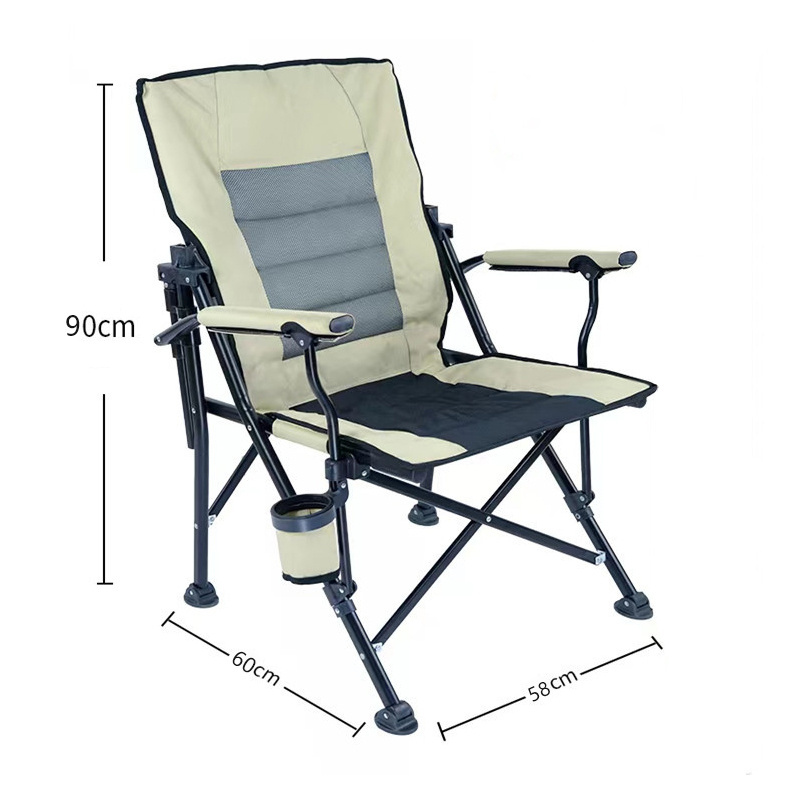 OEM Liegestuhl Strandstuhl Silla De Playa Kamp Sandalyesi 5.9kg Adjustable Backrest Outdoor Folding Fishing Camping Beach Chairs