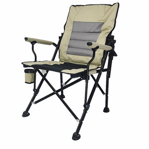 APC072 Factory customizable high quality folding fishing chair adjustable back camping chair