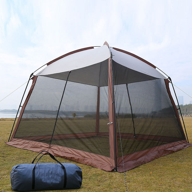 APZ173 Outdoor Sunshade Fishing Sunscreen Pergola Big Size UV Proof Roof Gazebo Mosquito Net Beach Camping Awning Tent