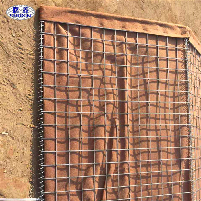 Welded Box Galfan Coated Defensive Bastion and Protection Barriers for Sale