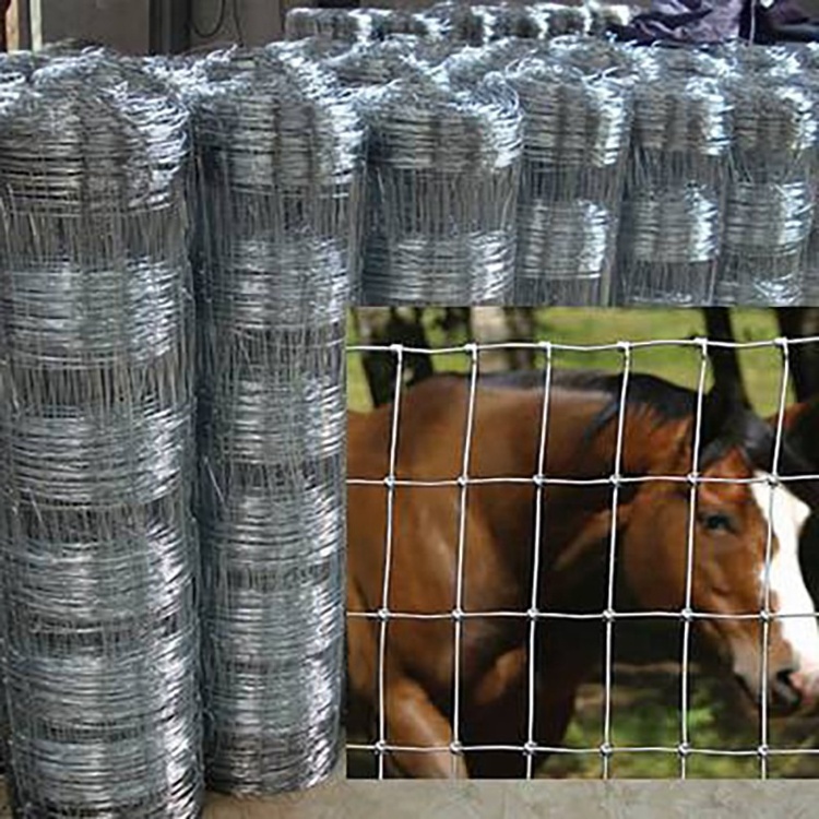 Factory direct sale hot-dip galvanized woven goat/sheep field fence