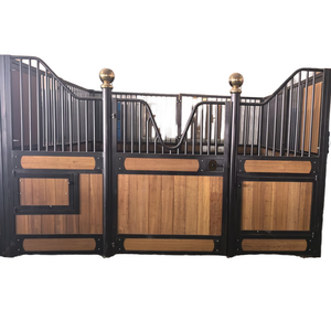 Equine equipment Horse Box With Hinged Door steel panels bamboo horse stable horse modular barns