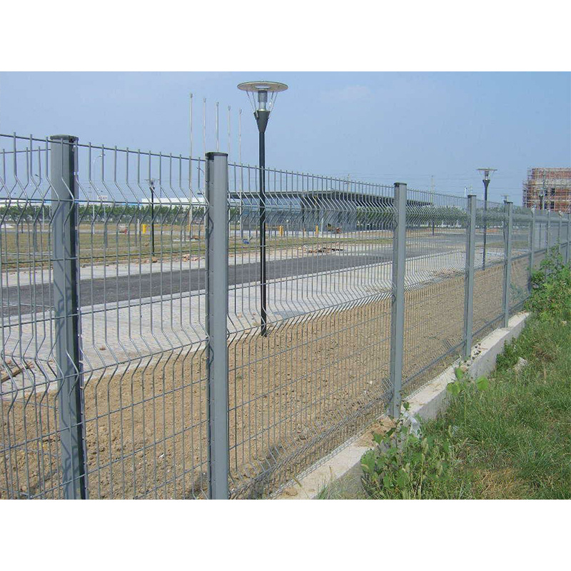 Metal Garden Fence Panel 3D Curved Welded Wire Mesh Fence