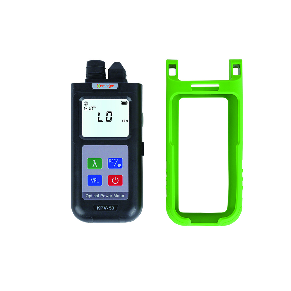 Fiber Optic Power Meter with FC/Sc/LC Adapters for PC/Upc/APC Connectors with VFL