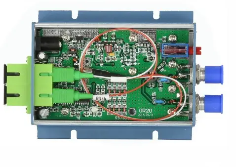 FTTH Fiber Optic Node With Power Supply for Analog Low Input Ftth Mini Optical Node Catv Fiber Optical Receiver With Agc