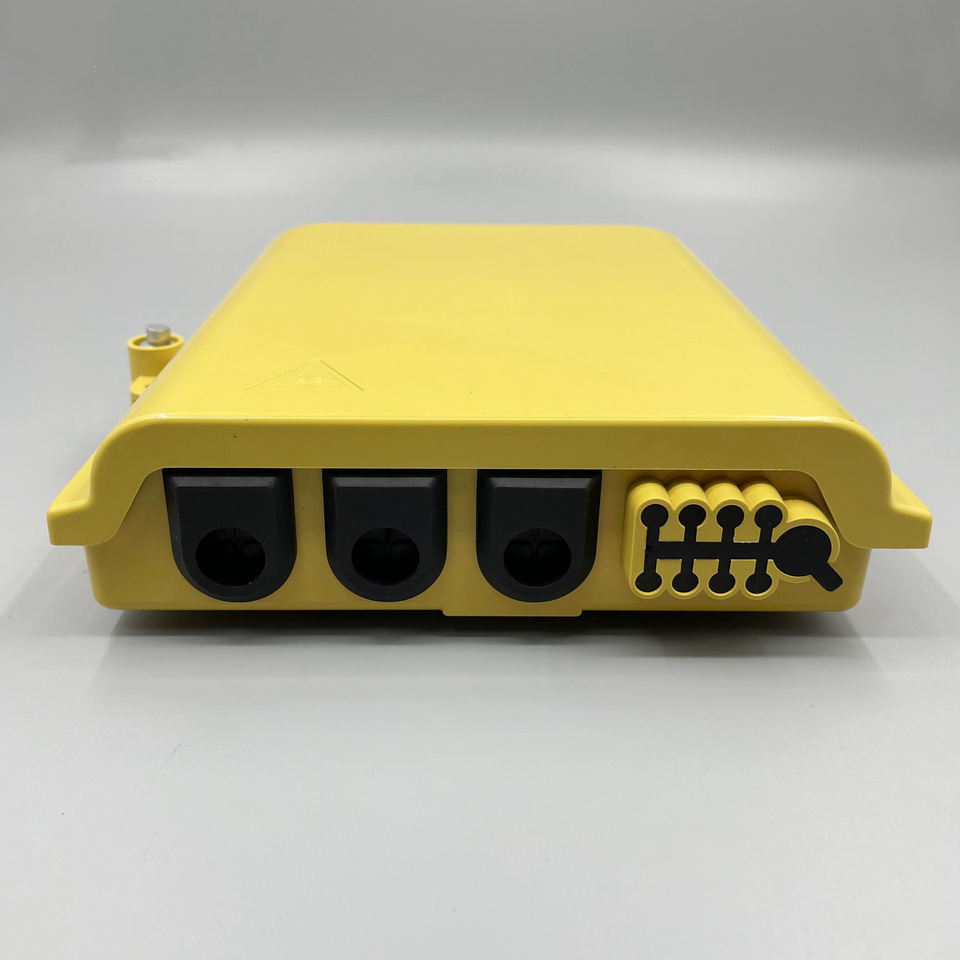 8 Port Plastic Fiber Optic Termination Box 8 Core Ftth Aerial Terminal Box Spliced Waterproof Fiber Optic Distribution Box