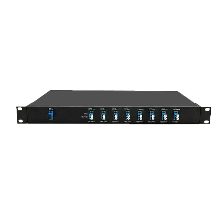 16CH 18CH 1210nm-1610nm Mux Demux 1U Rack Mounted Type Dual Fiber CWDM with LC SC Connector