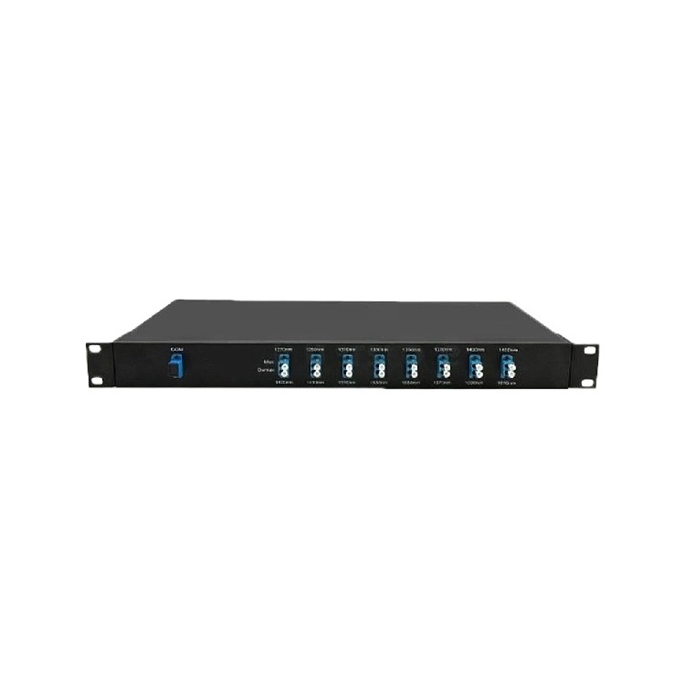 4 8 16 18 channel WDM CWDM DWDM Mux Demux Module, 1U Rack Mount CWDM Multiplexer FWDM Splitter Device