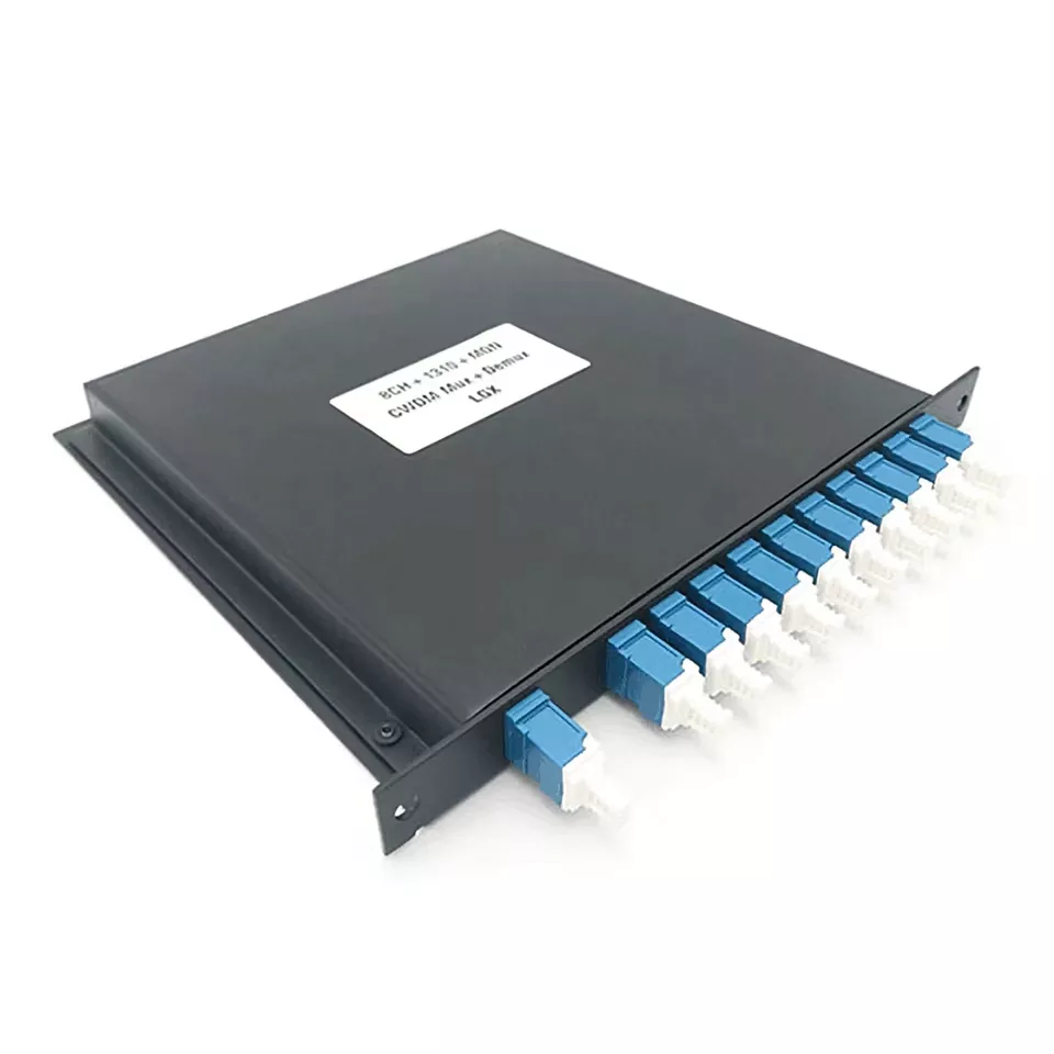 WDM Module 1270-1610nm Wavelength Division Multiplexer 2 4 8 16 18 channel ABS type CWDM DWDM Mux Demux