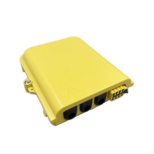 8 Port Plastic Fiber Optic Termination Box 8 Core Ftth Aerial Terminal Box Spliced Waterproof Fiber Optic Distribution Box