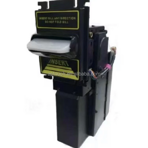 TOP TP70P5 bill acceptor with stacker box attached for game machine